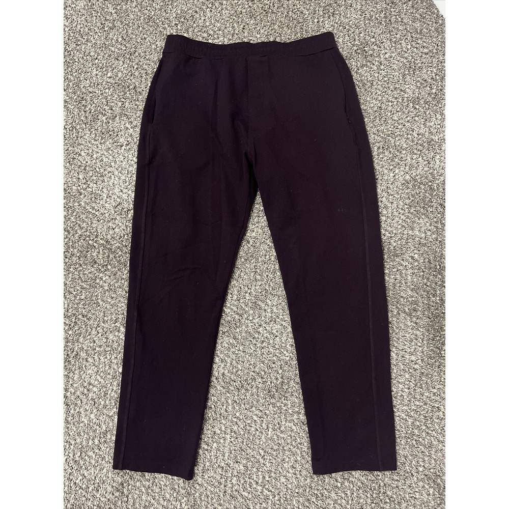 Public Rec Everyday Burgundy Stretch Sweatpants Mens 38/32 Fits 30 Inseam